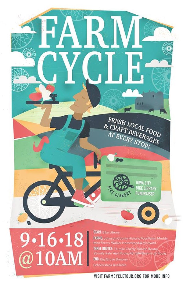 FarmCycle — a Culinary Bicycle Ride to Local Farms Tickets Iowa City